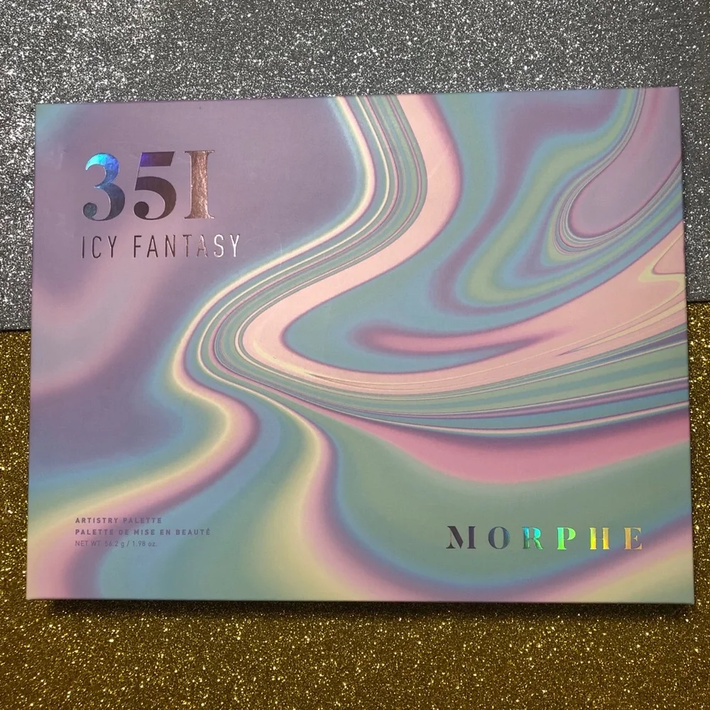 BNIB LE! Morphe Icy Fantasy 35I Eyeshadow Palette